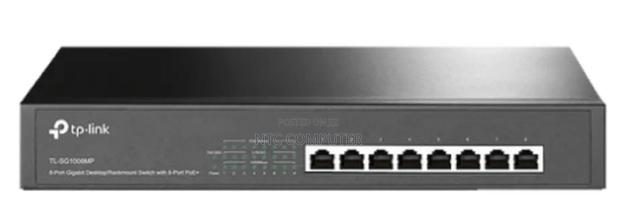 Tplink Tl-Sg1008mp 8port Gigabit Desktop/Rackmount Switch - 8port Poe+