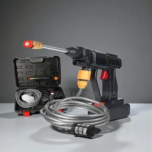 Portable Cordless High Pressure Jet Spray Gun for Car Home Cleaning