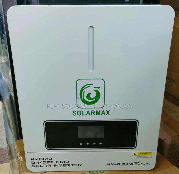 6.2kva - 48v Solarmax Hybrid Inverter 450 VDC - 100a Charging Current - main view