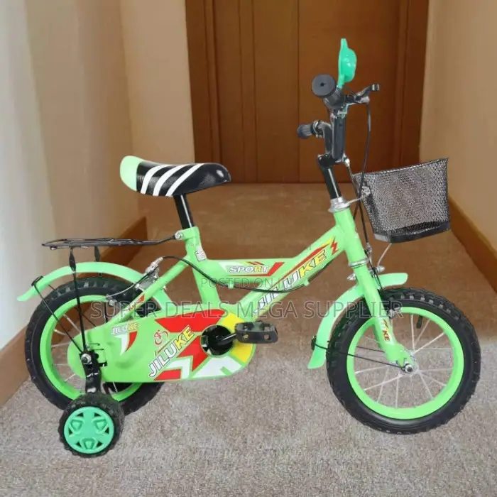 12,14,16 Inch 2-11 Years Kids Bike Colorful Design With Basket Seat