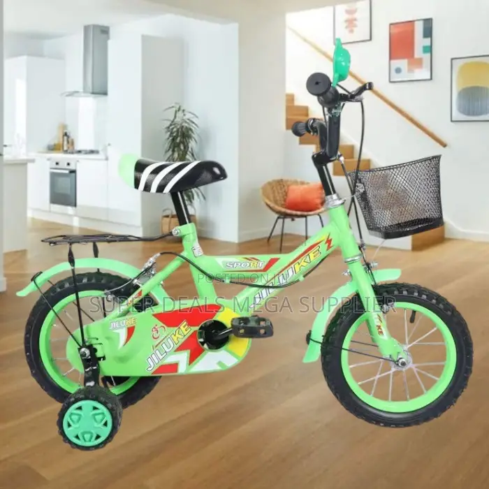 12,14,16 Inch 2-11 Years Children Kids Bike With Basket Sturdy Frame