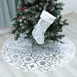 Premium Quality Christmas Tree Skirt and Socks Set