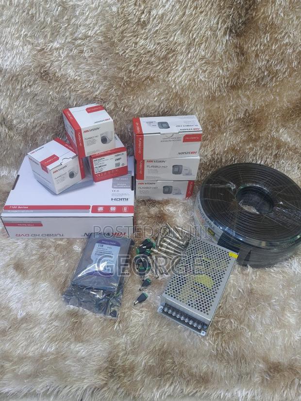 Hikvision Full Hd CCTV Camera Kit 6 Cameras 500gb Hard Disk and DVR - main view