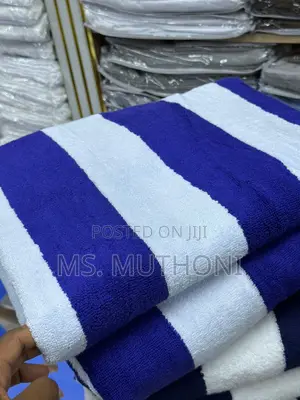 Cabana Stripe Beach Towels (Size: 90cm by 180cm)