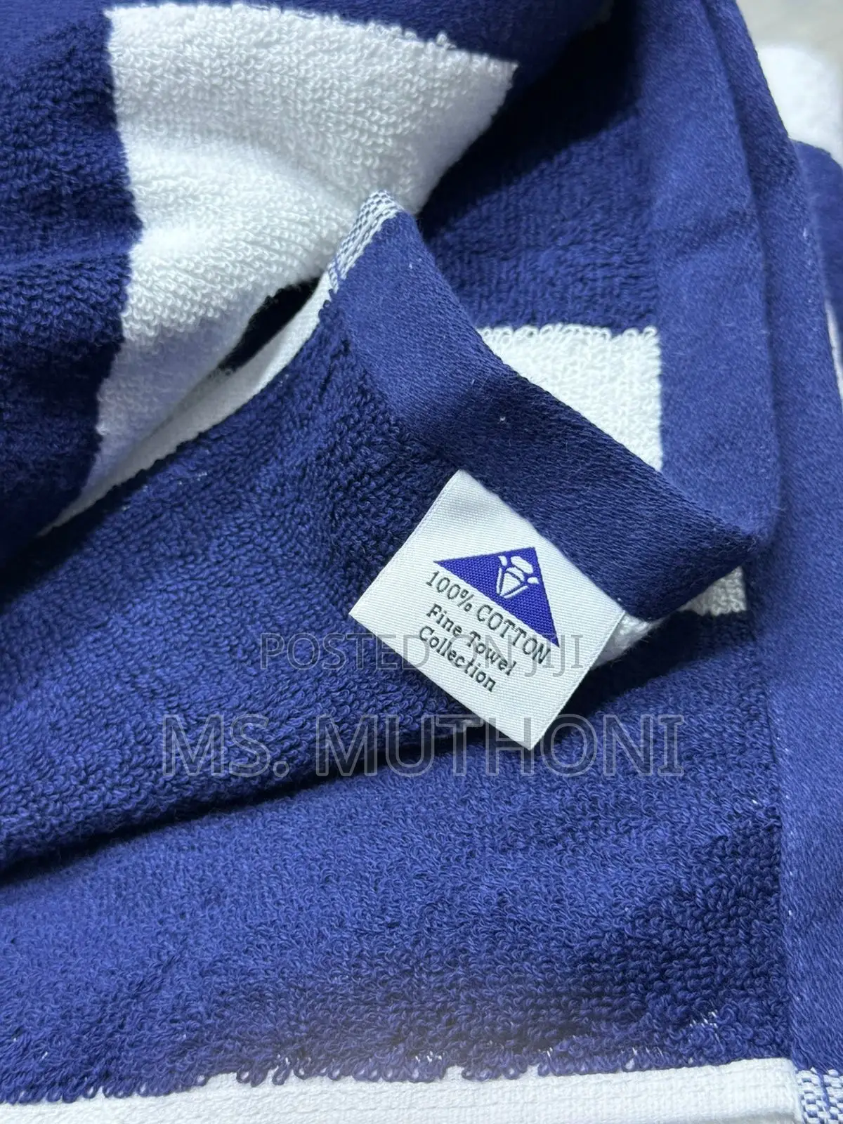 Cabana Stripe Beach Towels (Size: 90cm by 180cm)