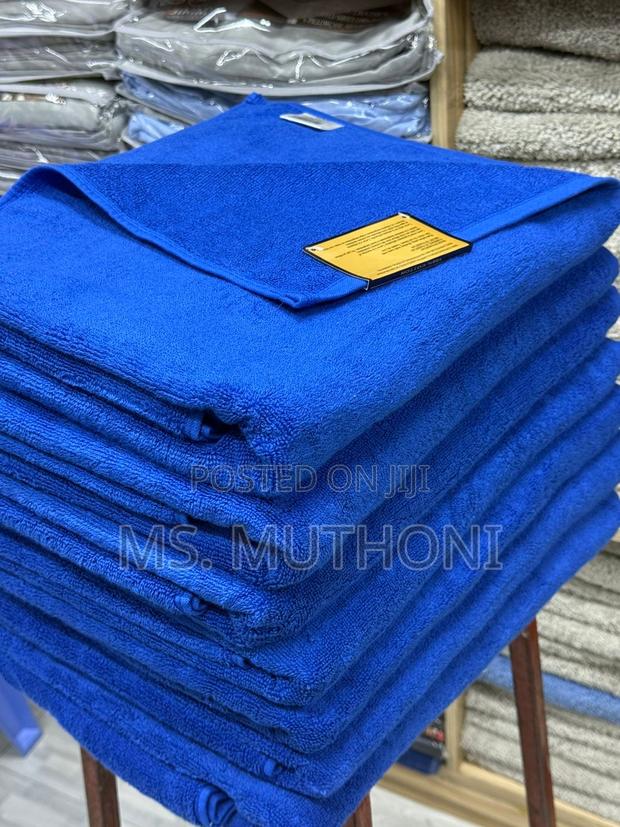 Ultra-Soft, Highly Absorbent, and Durable. Blue Large Towels - thumbnail 3