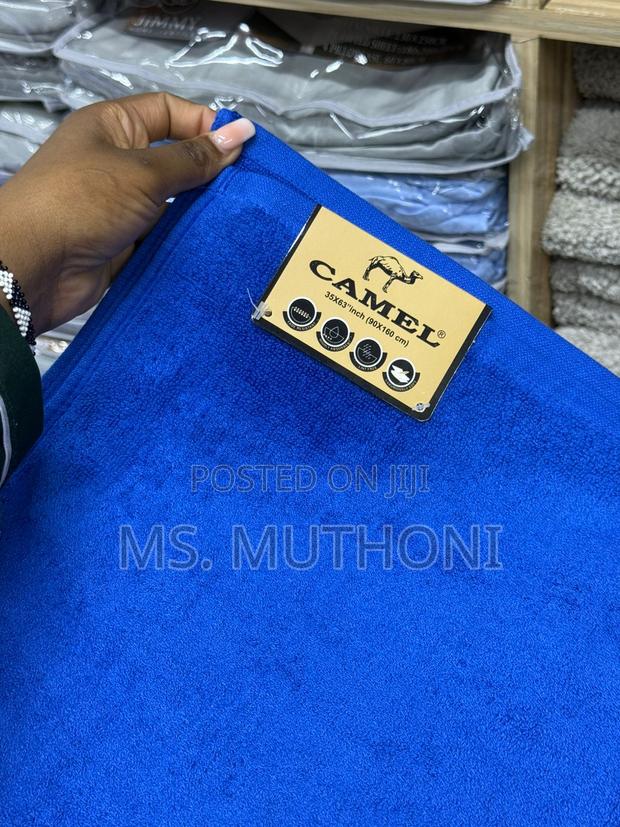 Ultra-Soft, Highly Absorbent, and Durable. Blue Large Towels - thumbnail 4