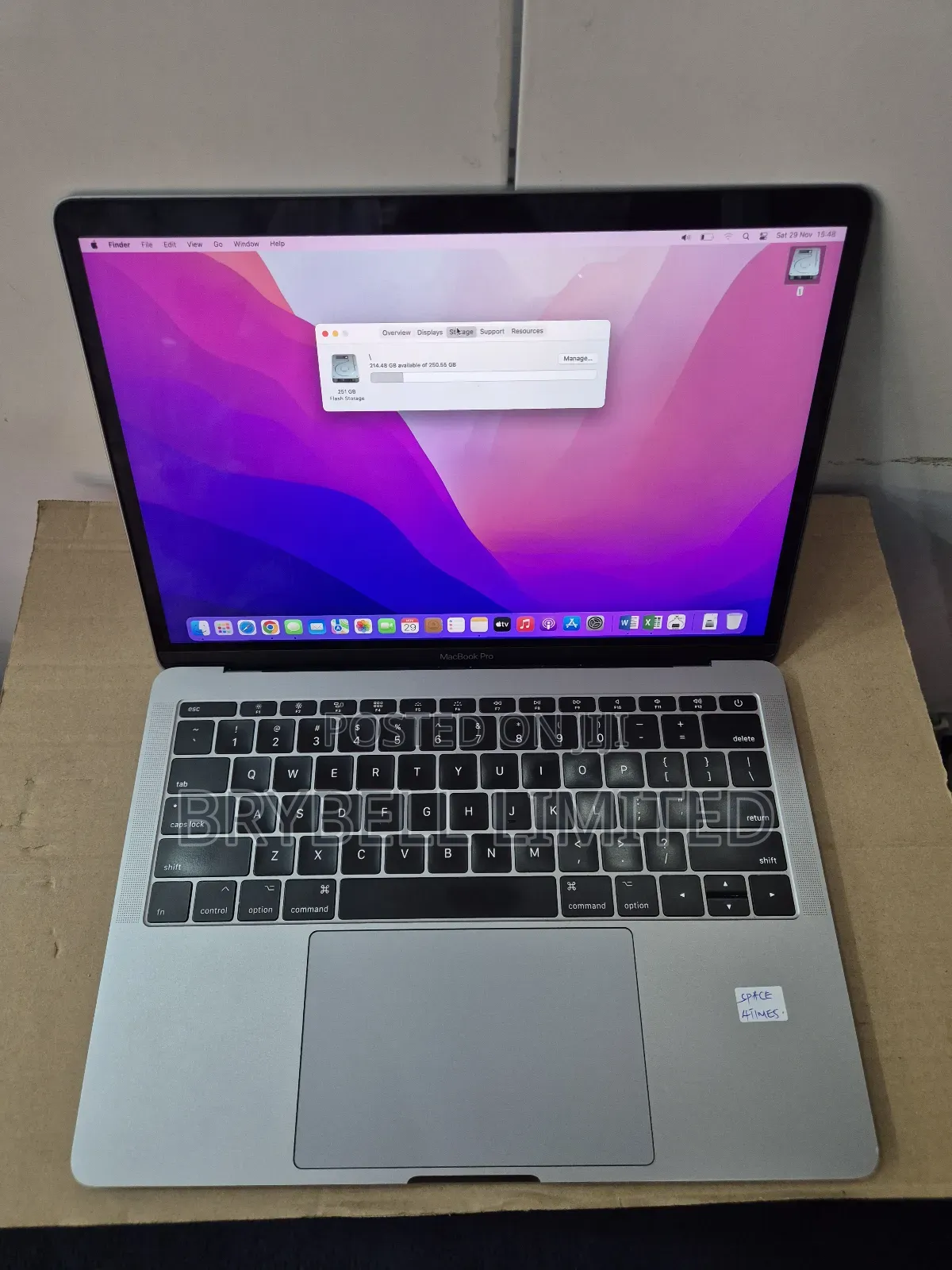Laptop Apple MacBook Pro 2016 8GB Intel Core I5 SSD 256GB