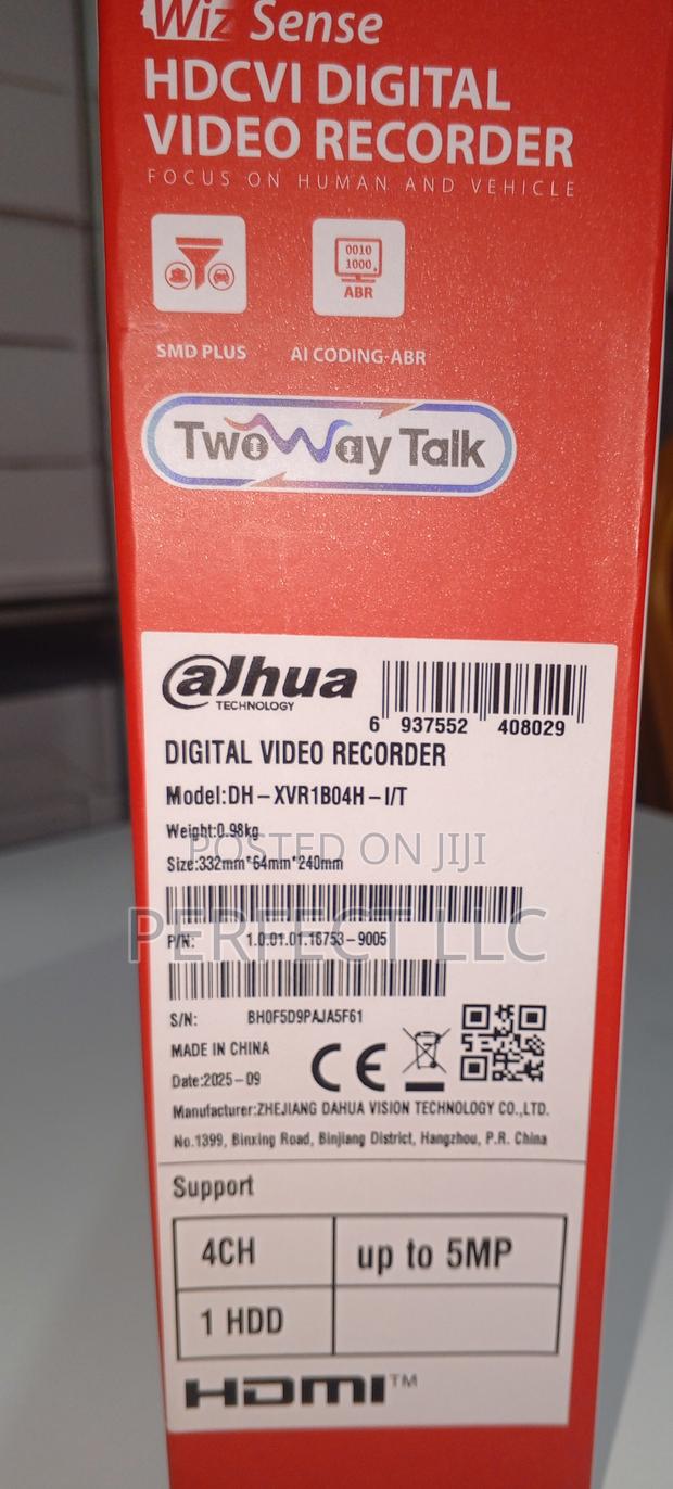 Hdcvi Digital Video Recorder Easy Management 4ch Up to 5mp - main view