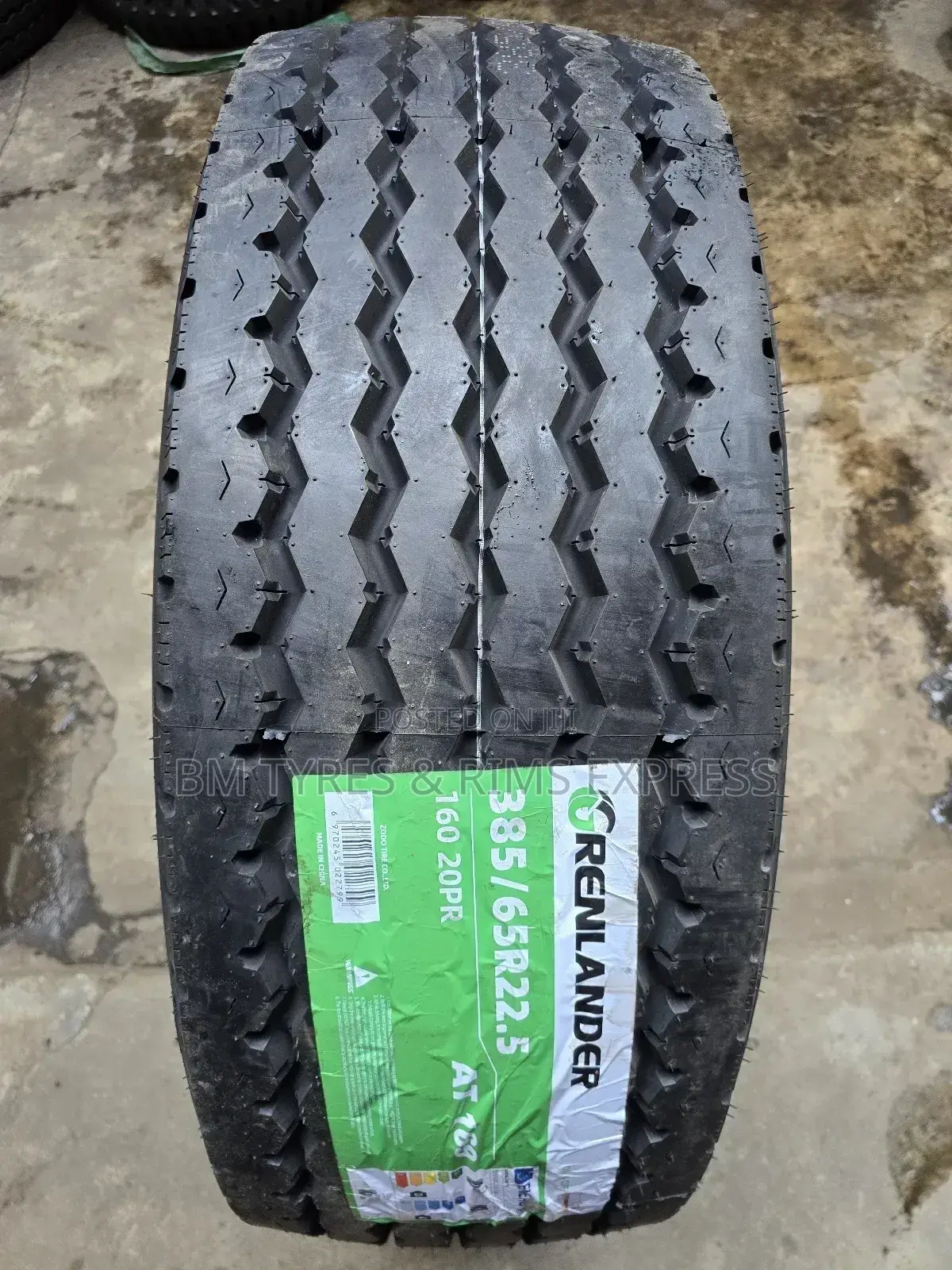 385 /65 R22. 5 Greenlander Tyres (Supersingle)
