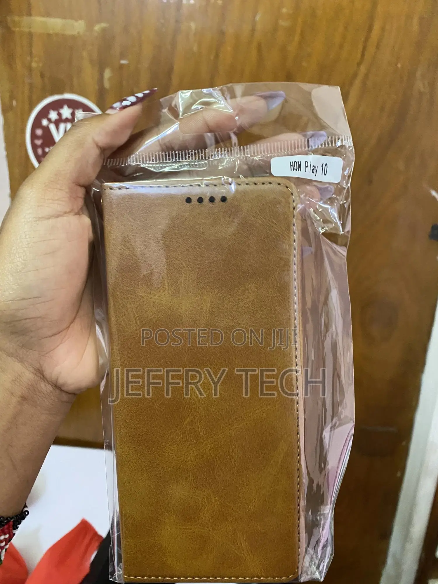 Azikii Honor 10 Play Leather Flip Case With Card Slots