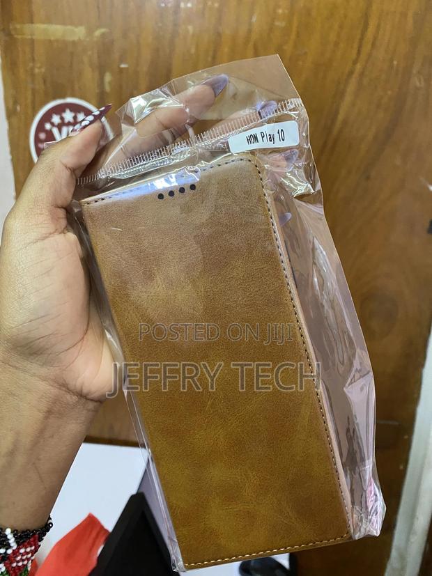 Azikii Honor 10 Play Leather Flip Case With Card Slots - thumbnail 2