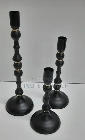 Metallic Candle Holders