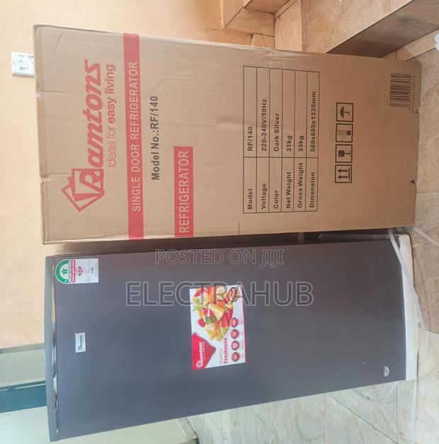 Ramtons Rf/140-Single Door 180lt Fridge-Silver - thumbnail 2