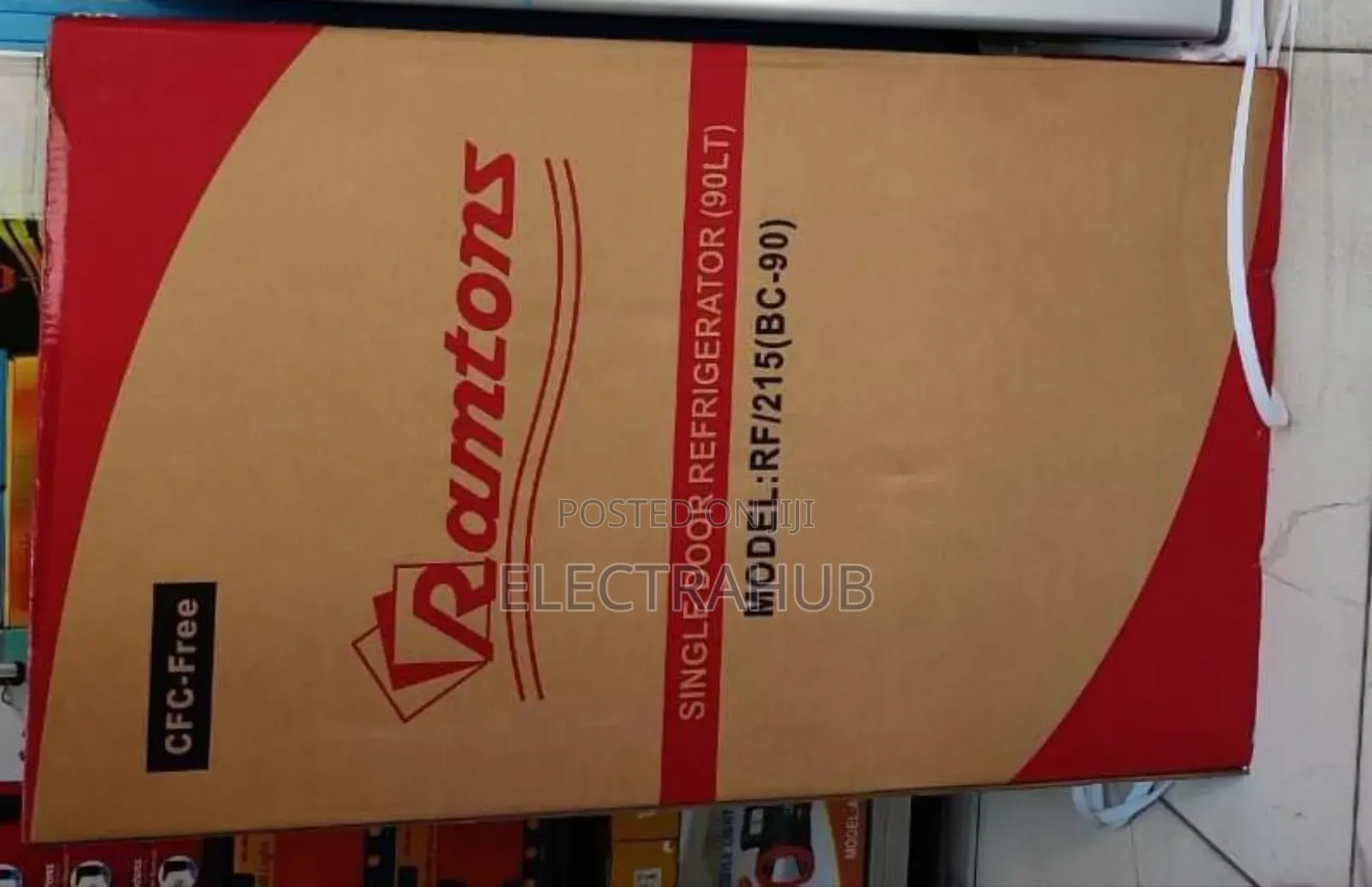 Ramtons Single Door Fridge 90litres Brand New Sealed