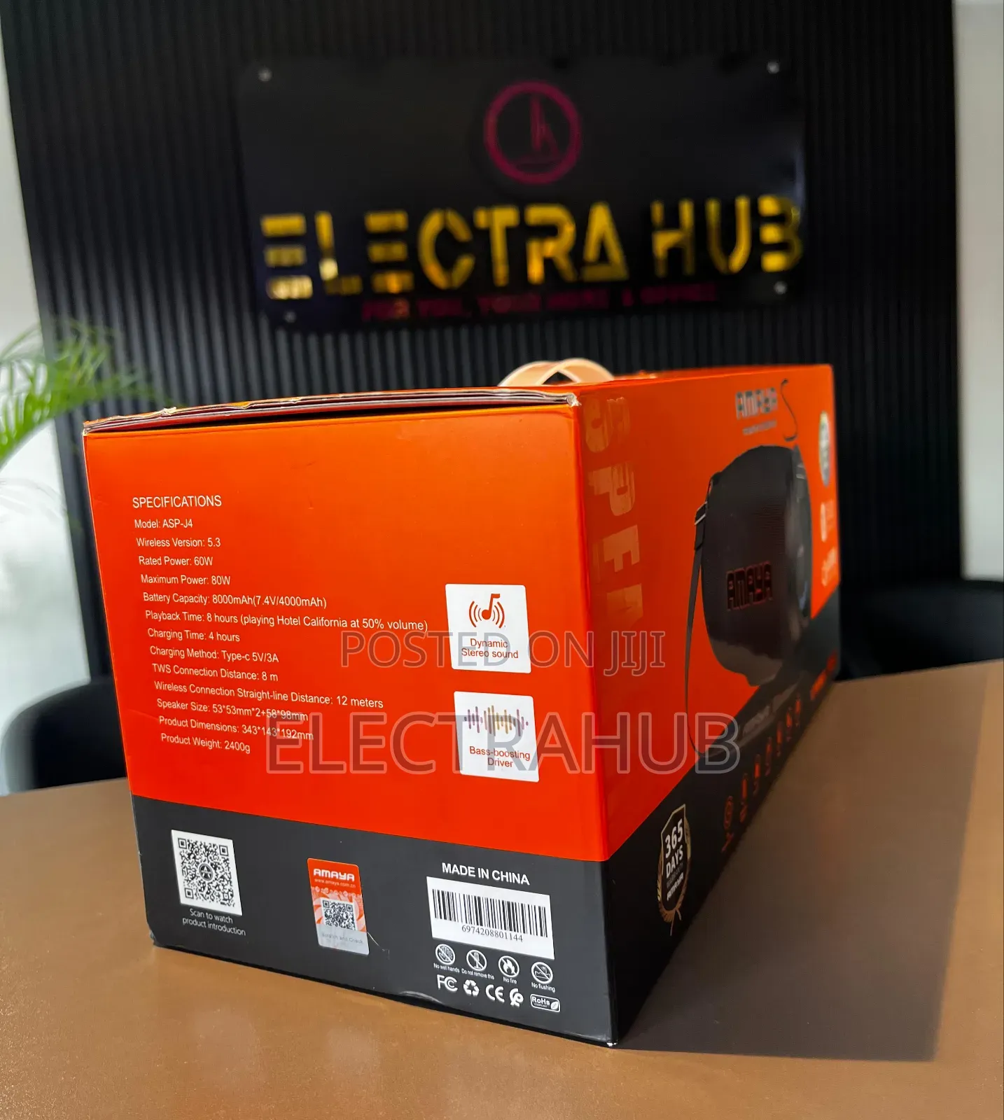 Amaya J4 Portable Speaker Brand New Sealed