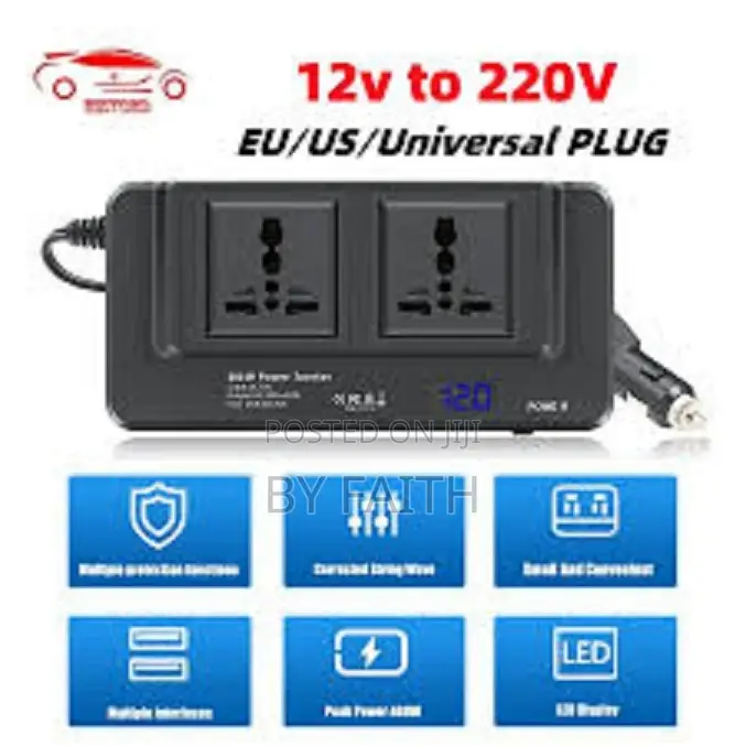 Car Power Inverter 200w With Display > High Quality.