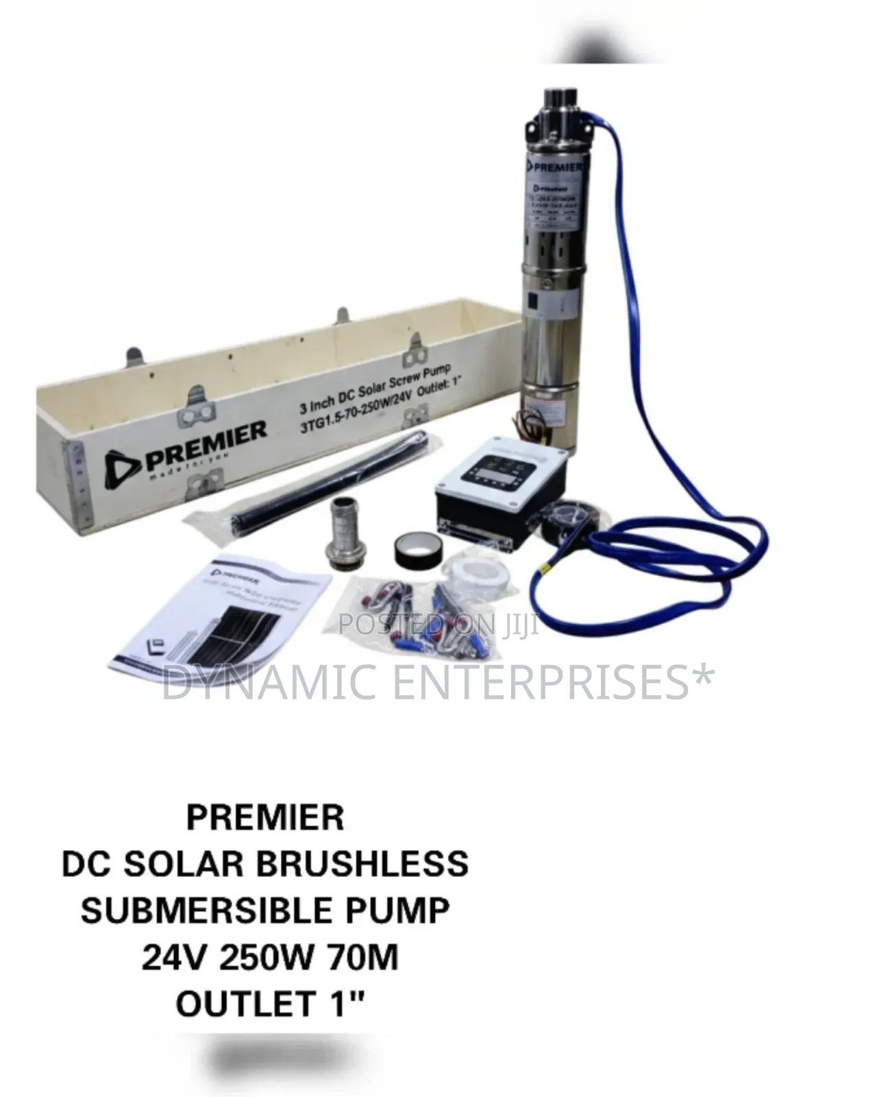Premier 3 Inch Dc Solar Screw Pump
