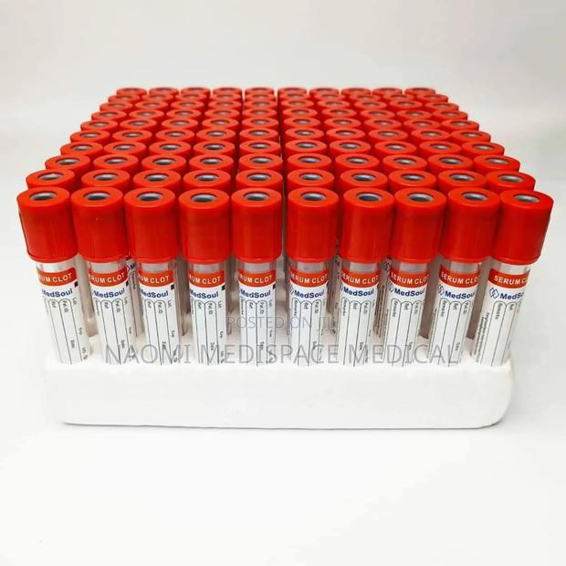 Red Top Blood Collection Tubes - main view