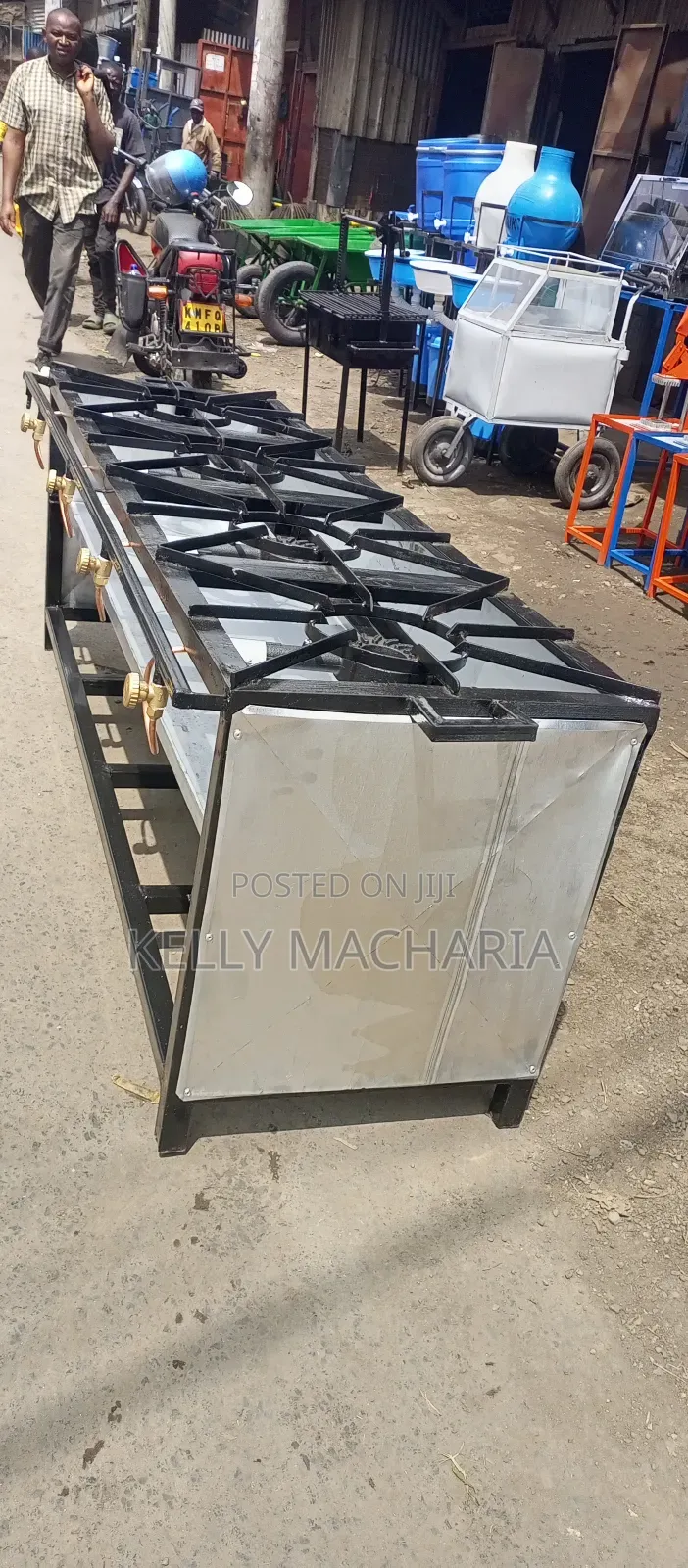 Closed Commercial Green Burner Gas