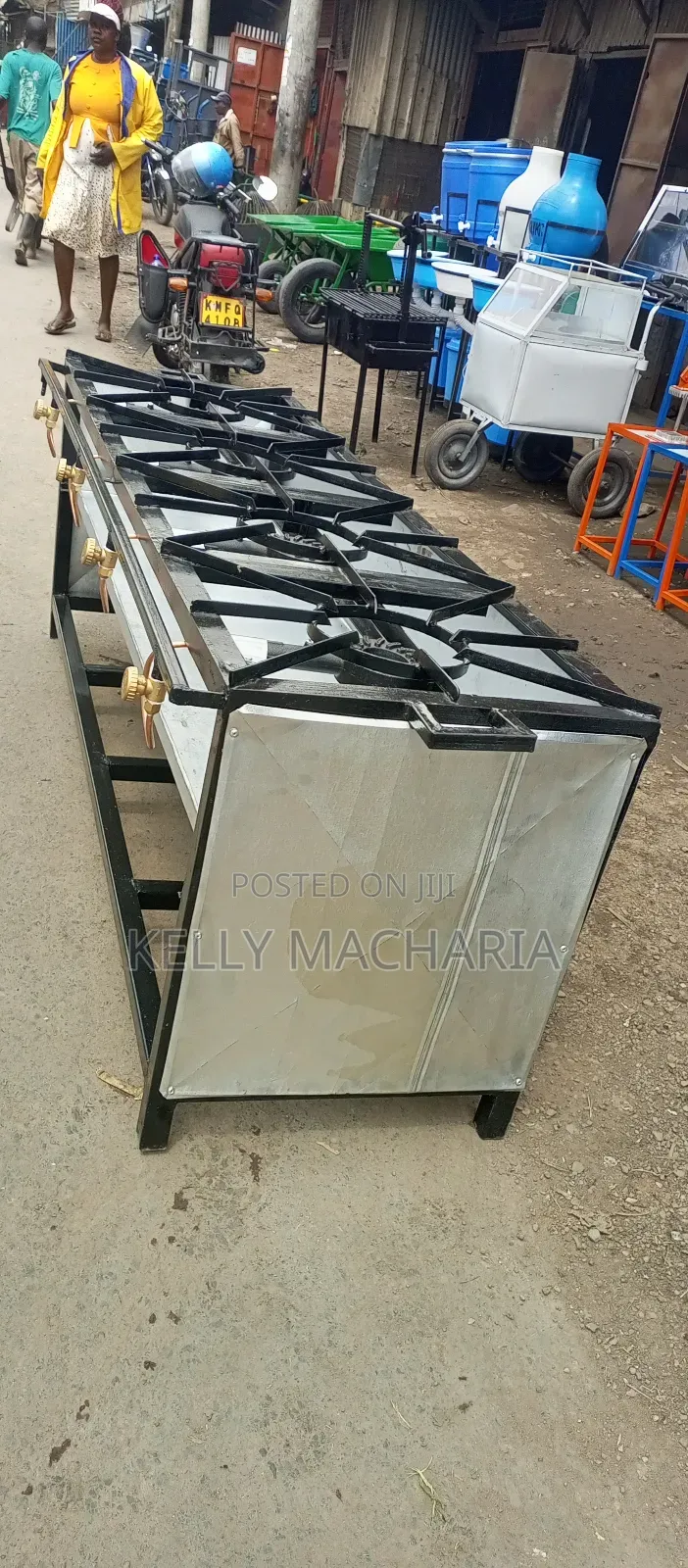 Closed Commercial Green Burner Gas