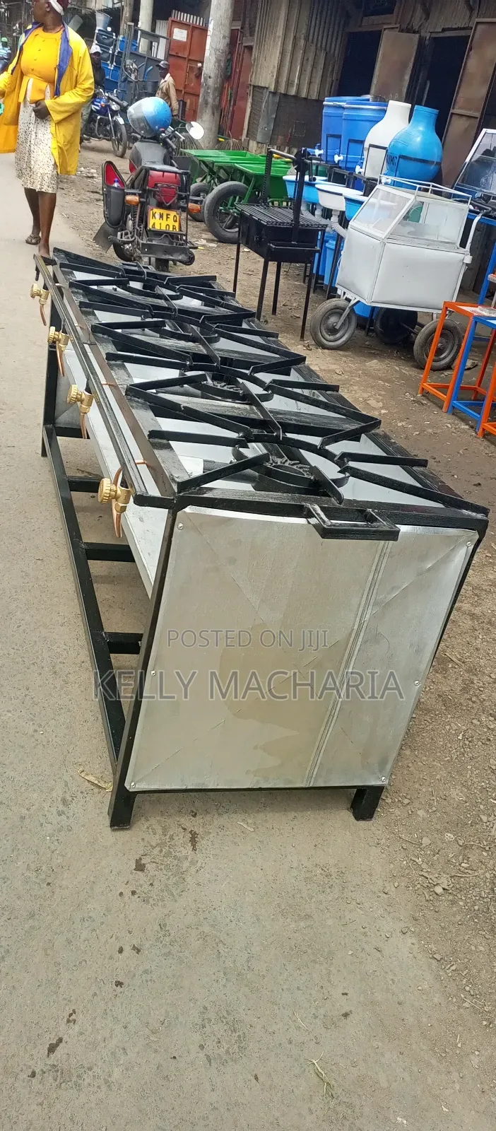 Closed Commercial Green Burner Gas