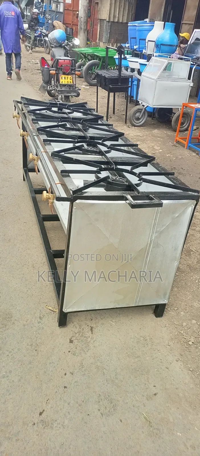 Closed Commercial Green Burner Gas