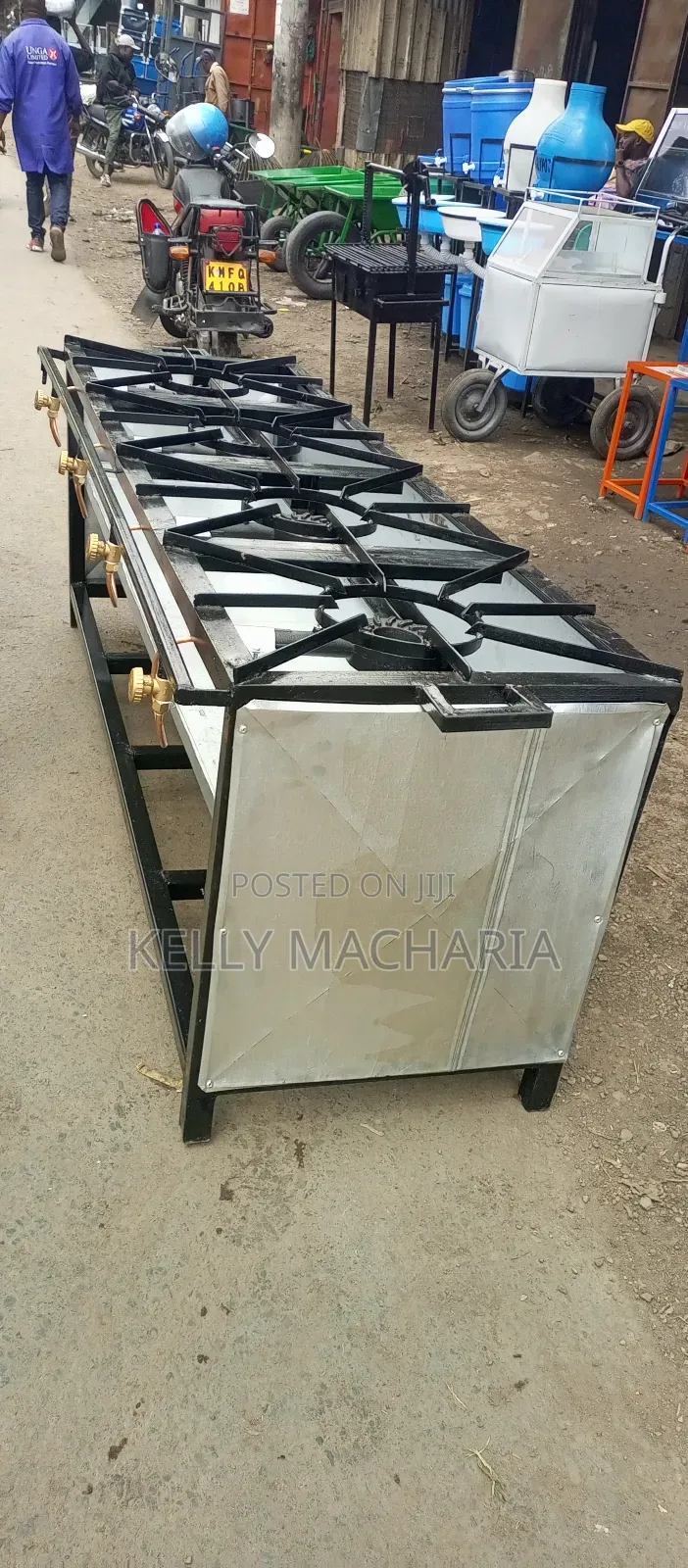 Closed Commercial Green Burner Gas