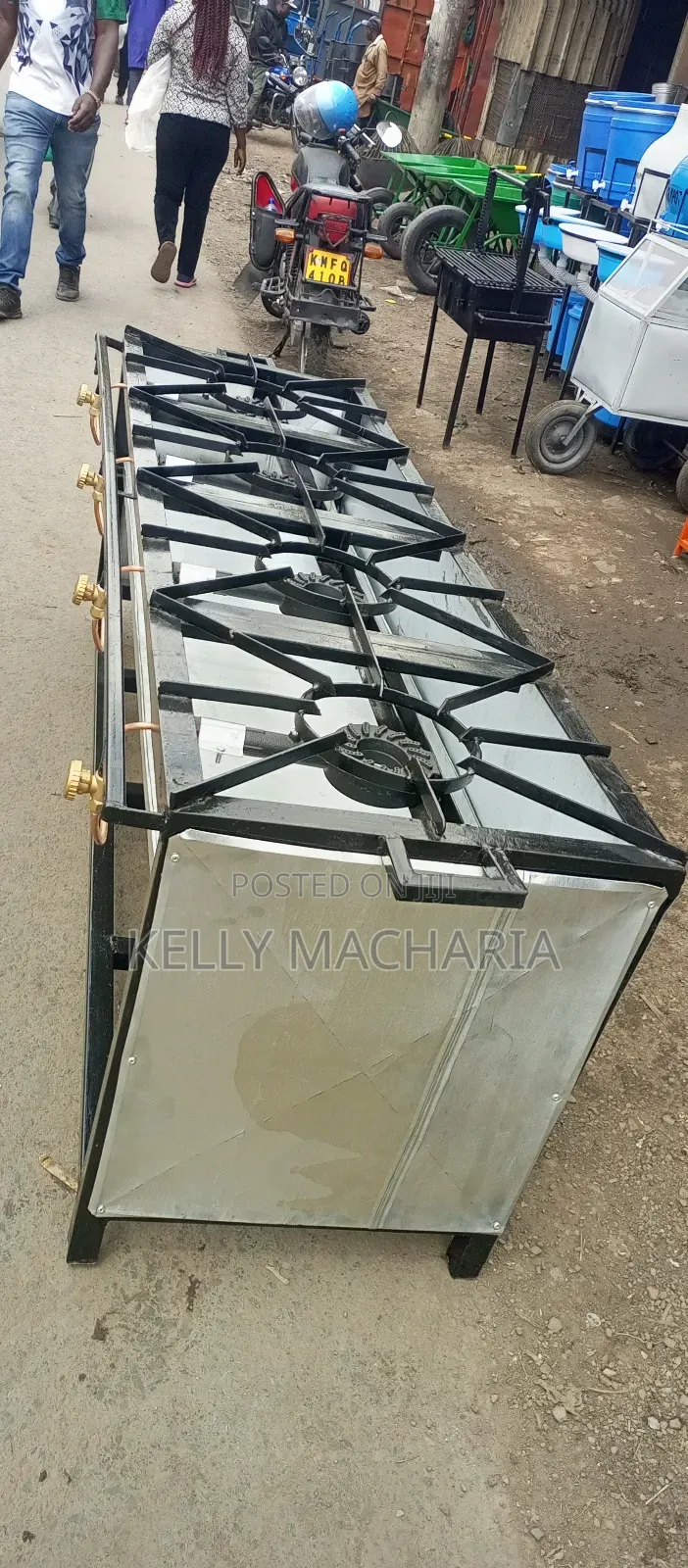 Closed Commercial Green Burner Gas