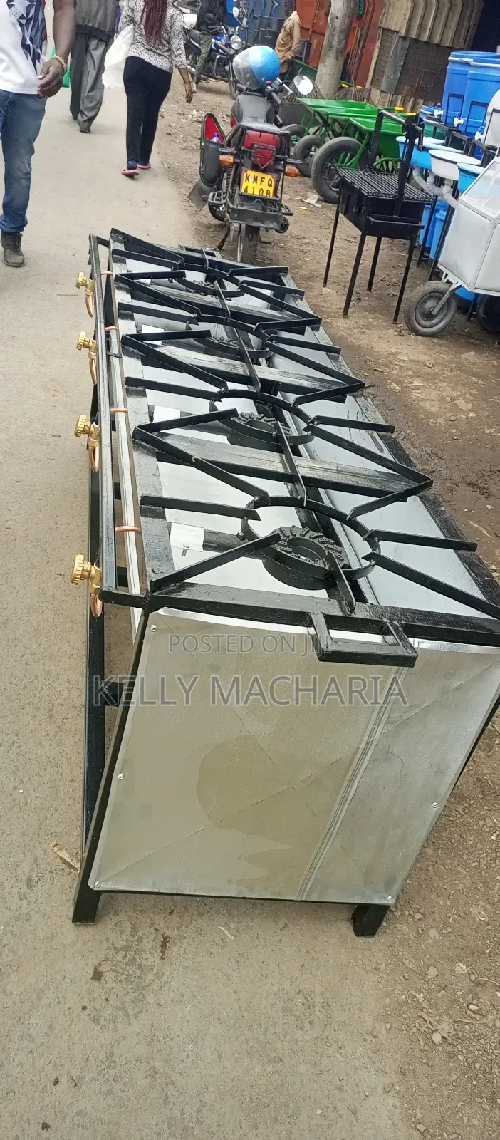 Closed Commercial Green Burner Gas