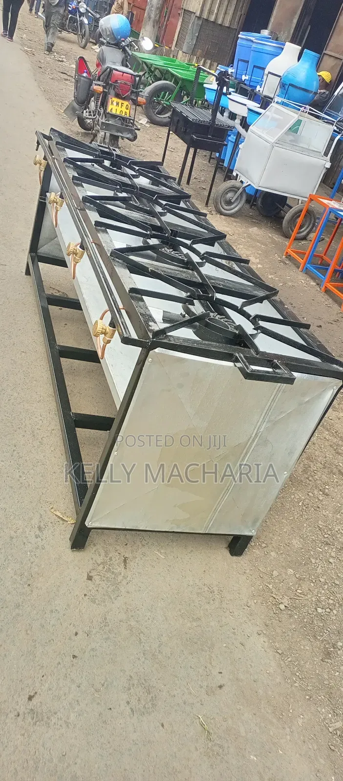 Closed Commercial Green Burner Gas