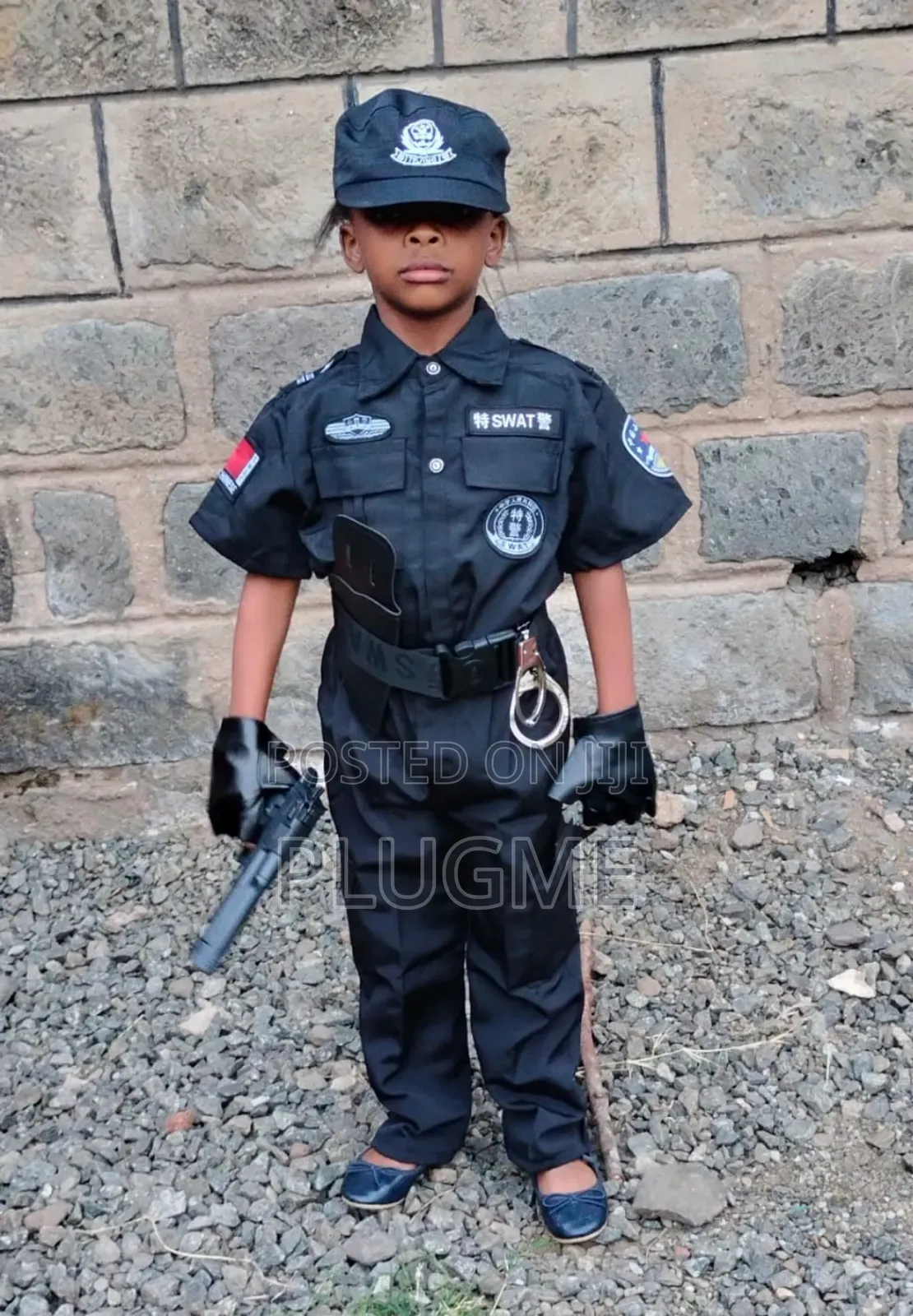 Swat Childrens Unisex Police Costume