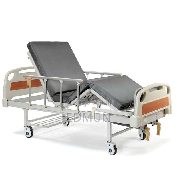 2-Crank Hospital Bed – Manual Adjustable Medical Bed (Brand New)