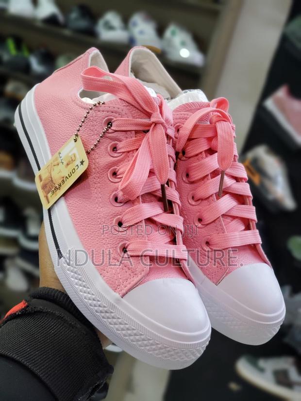 Leather Converse - main view