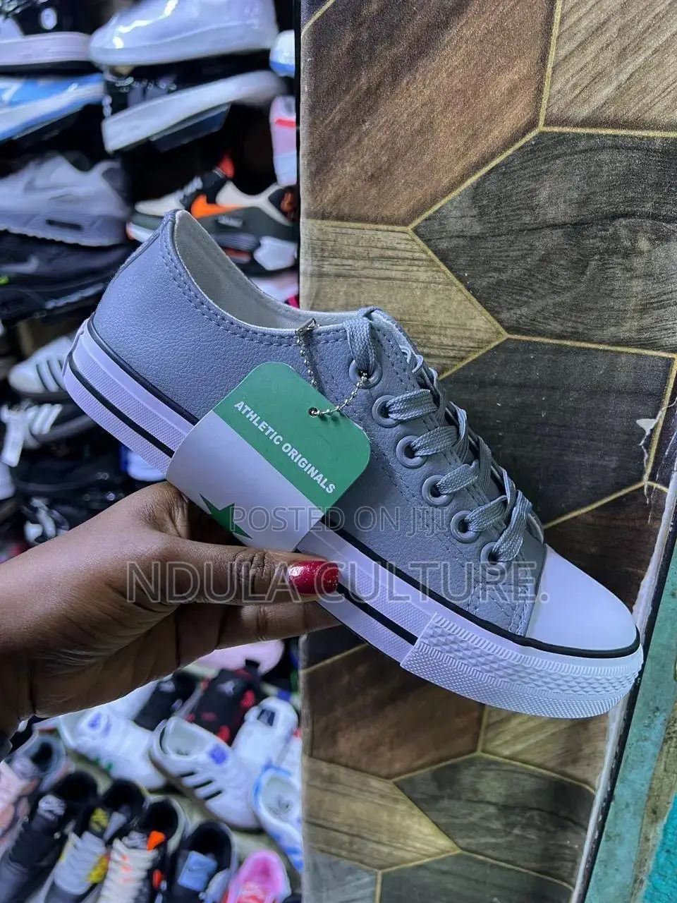 Leather Converse