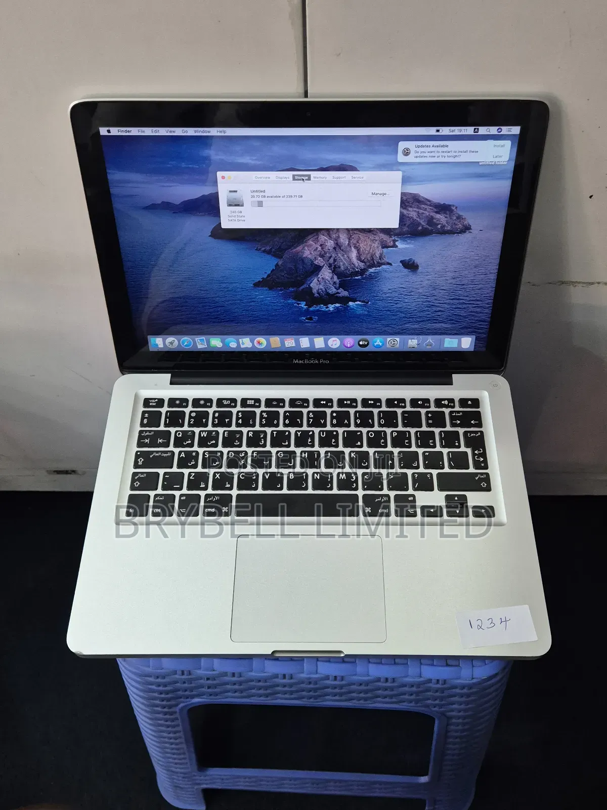 Laptop Apple MacBook Pro 2012 8GB Intel Core I5 SSD 256GB