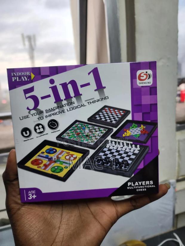 5 in 1 Family Board Game - main view