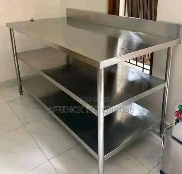 Stainless Steel 3 Tier Working Table - main view
