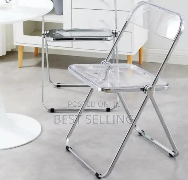 Uncolored Folding Chair - main view