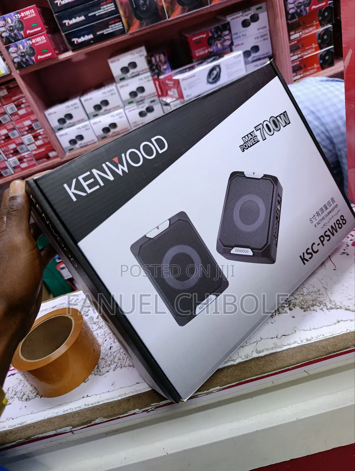 Pure Powerful Bass Kenwood Underseat