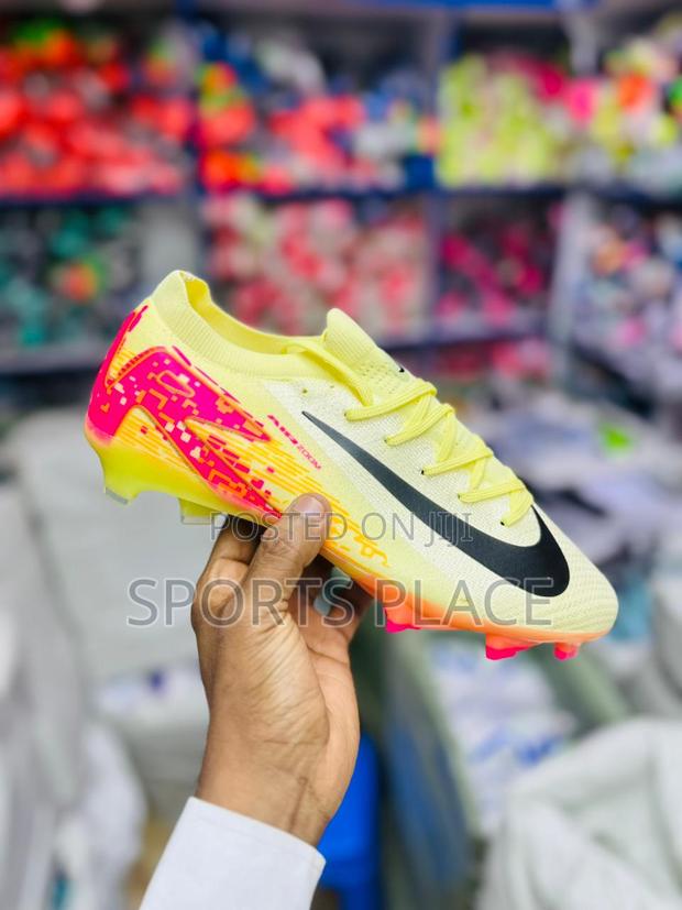 Air Zoom Yellow Mbappe Vapor 16 Mercurial Soccer Football Boots