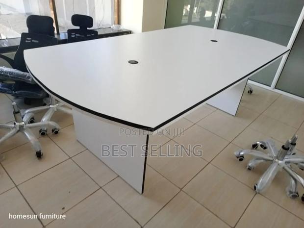 Whitish Executive Boardroom Table