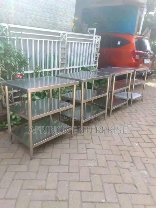 3 Tier Stainless Steel Working Tables - main view