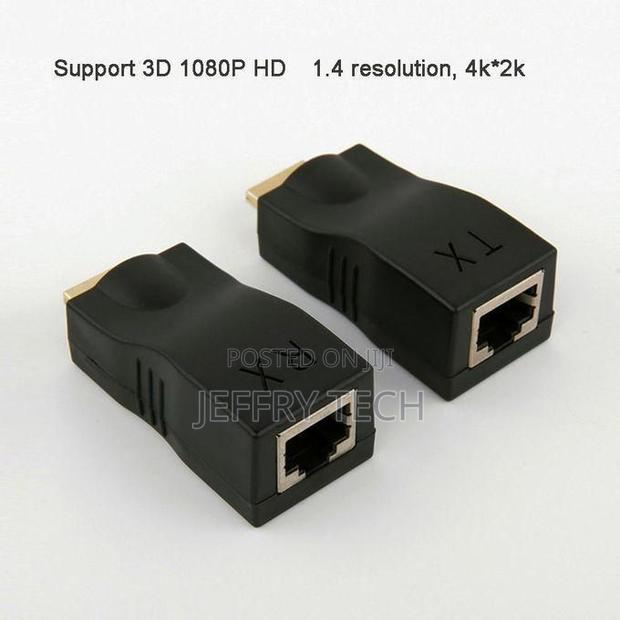 1 Pair Rj45 Hdmi-Compatible Extender Extension Up to 30m Over Cat5e