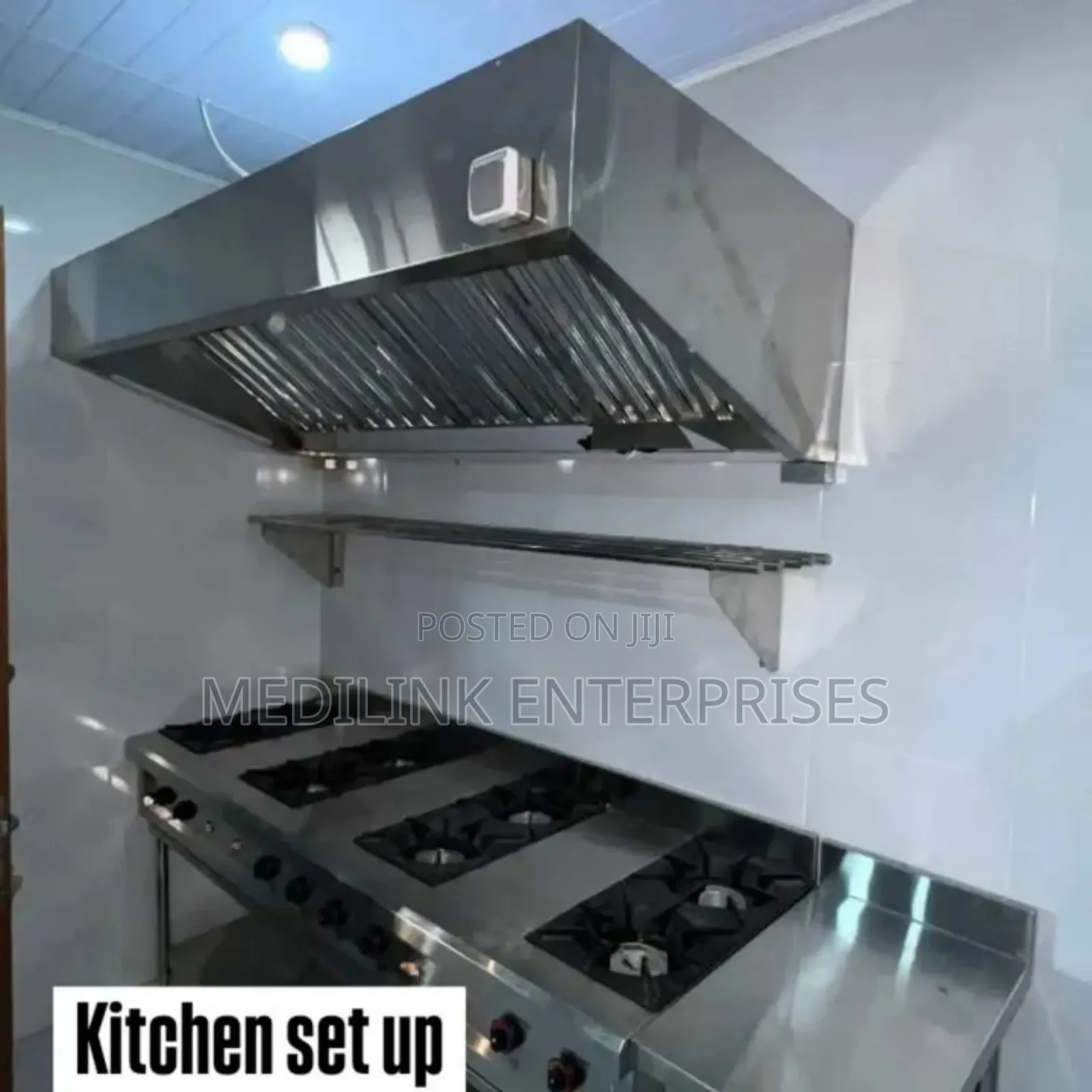 Stainless Steel Commercial Kitchen Set Up