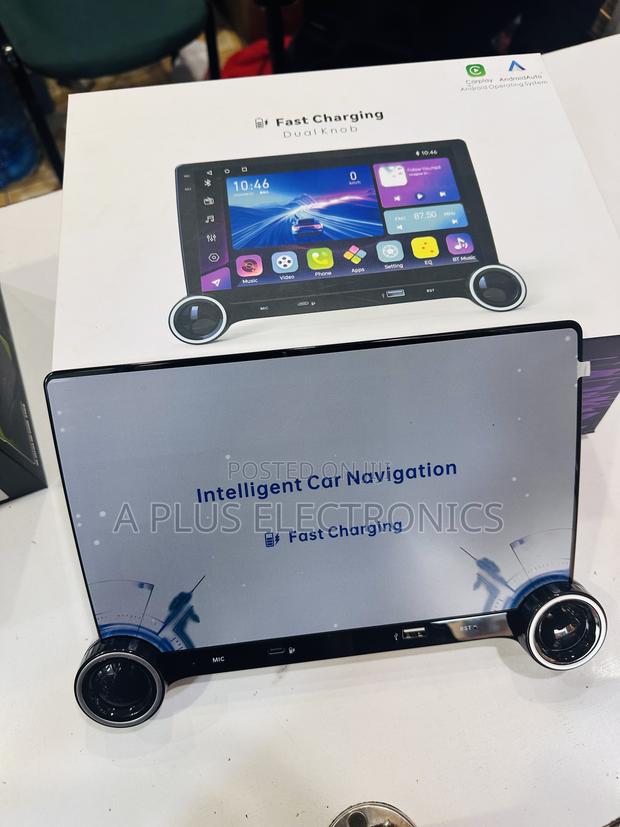 A133 10.1-Inch Dual Knob Android Car Radio System Dashboard Screen - main view