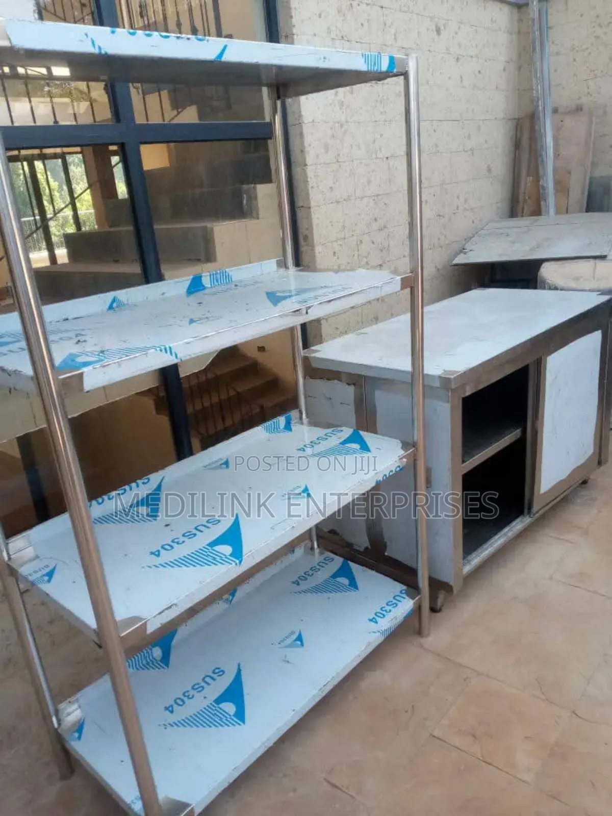 Stainless Storage Racks (Pharmacy)