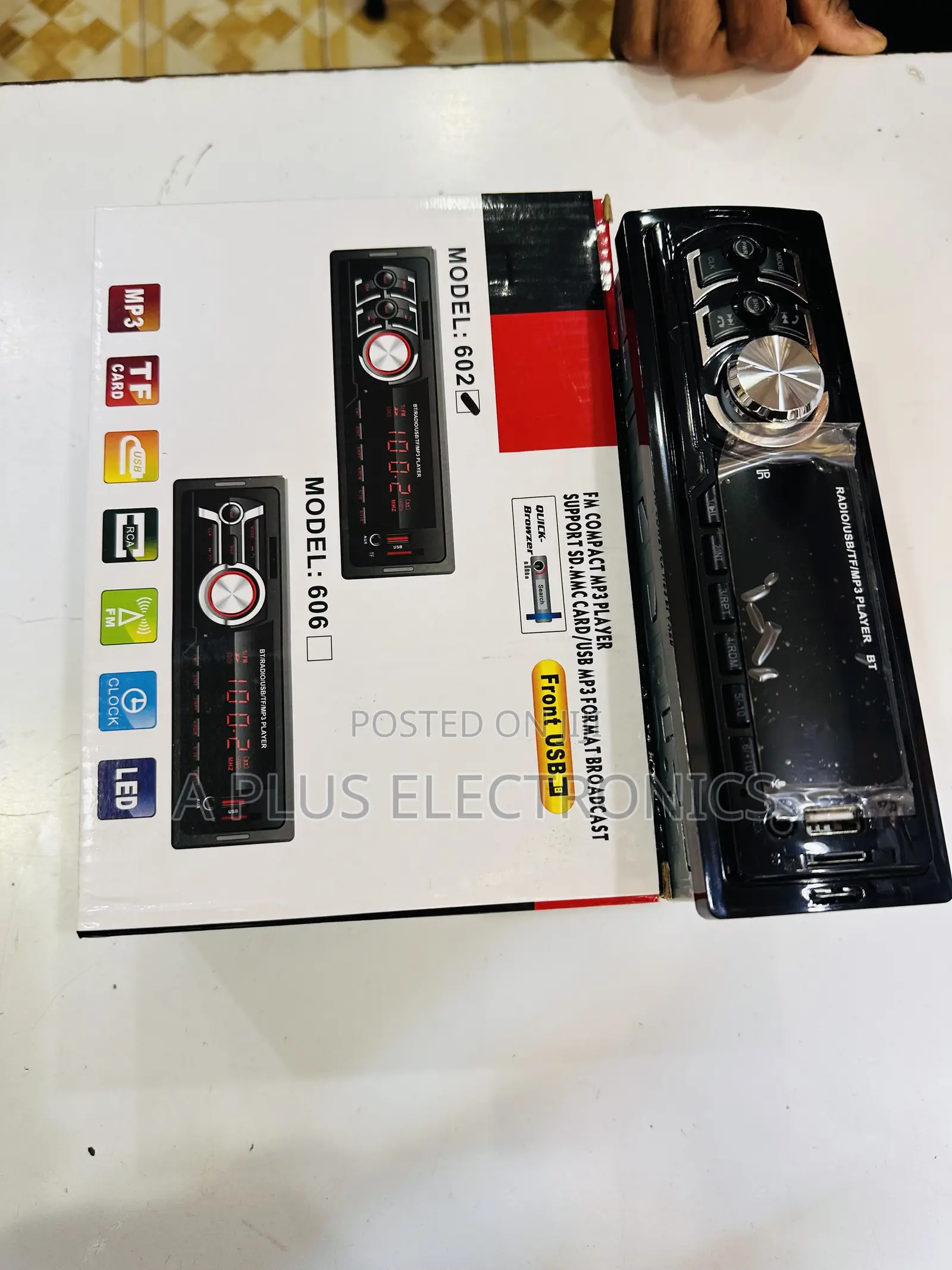 606 Car Radio Receiver and Mp3 Player