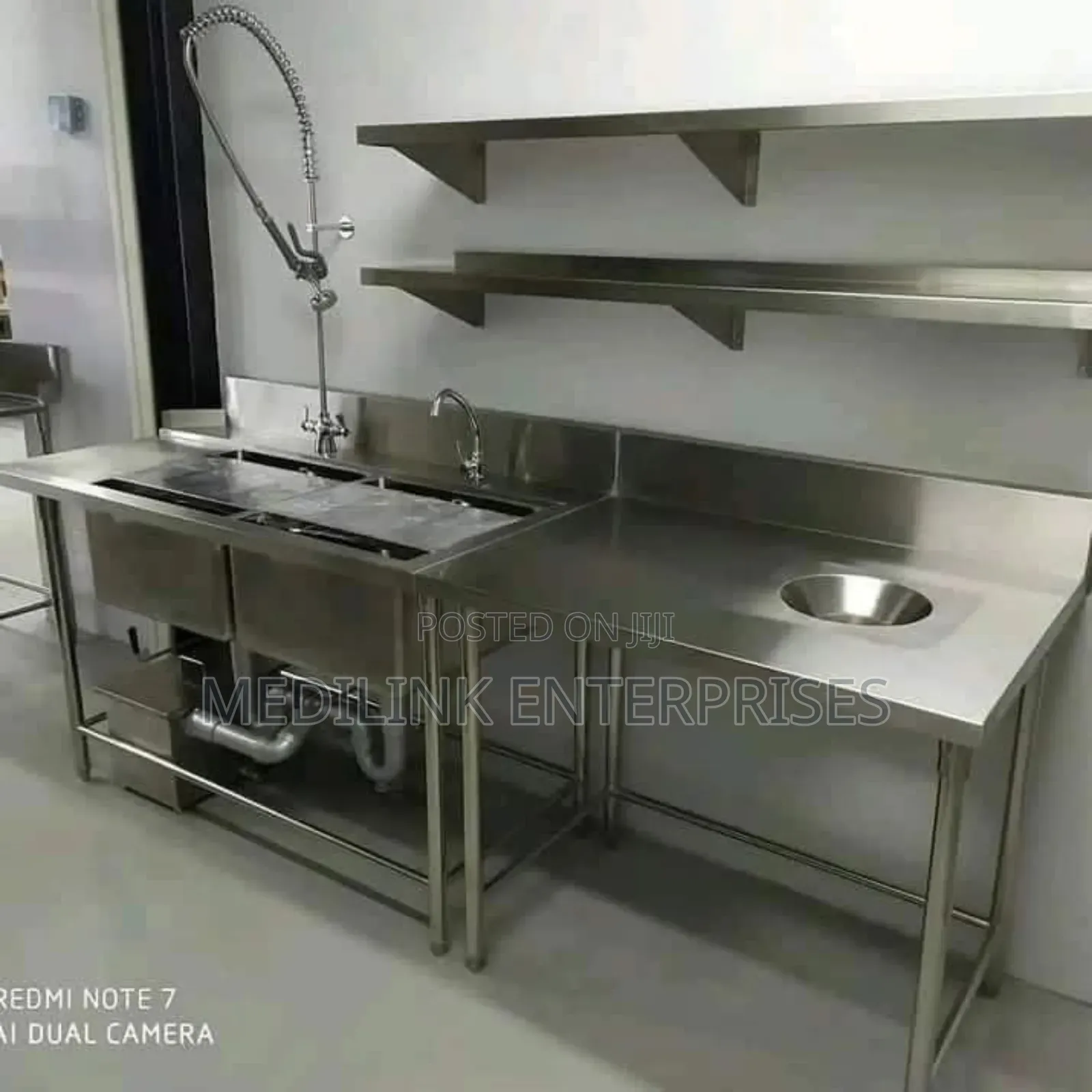 Stainless Kitchen Racks Installation