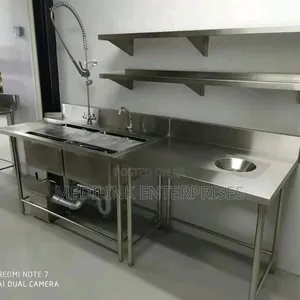 Stainless Kitchen Racks Installation